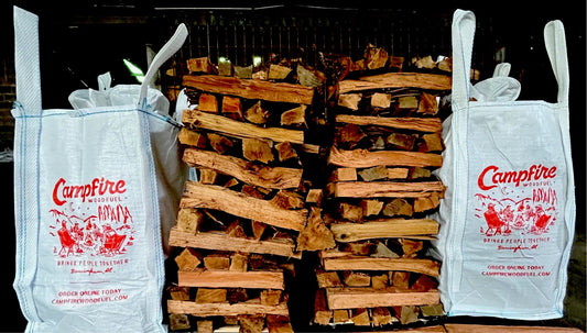 2 BULK BAGS of KILN-DRIED FIREWOOD